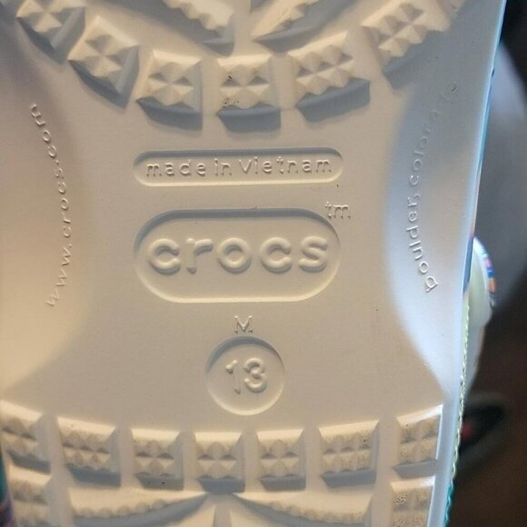 Crocs Multicolored Men's Size 13 - Picture 5 of 5